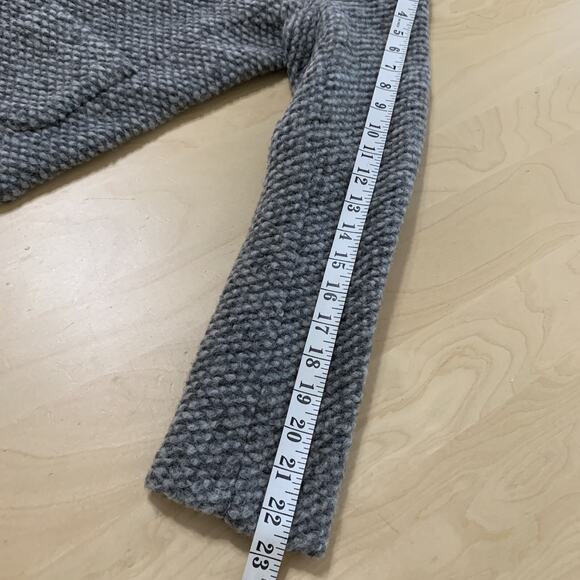 Women's Gap Boucle Grey Boy Wool Blend Coat Jacket Winter Sz 4 - Picture 9 of 9